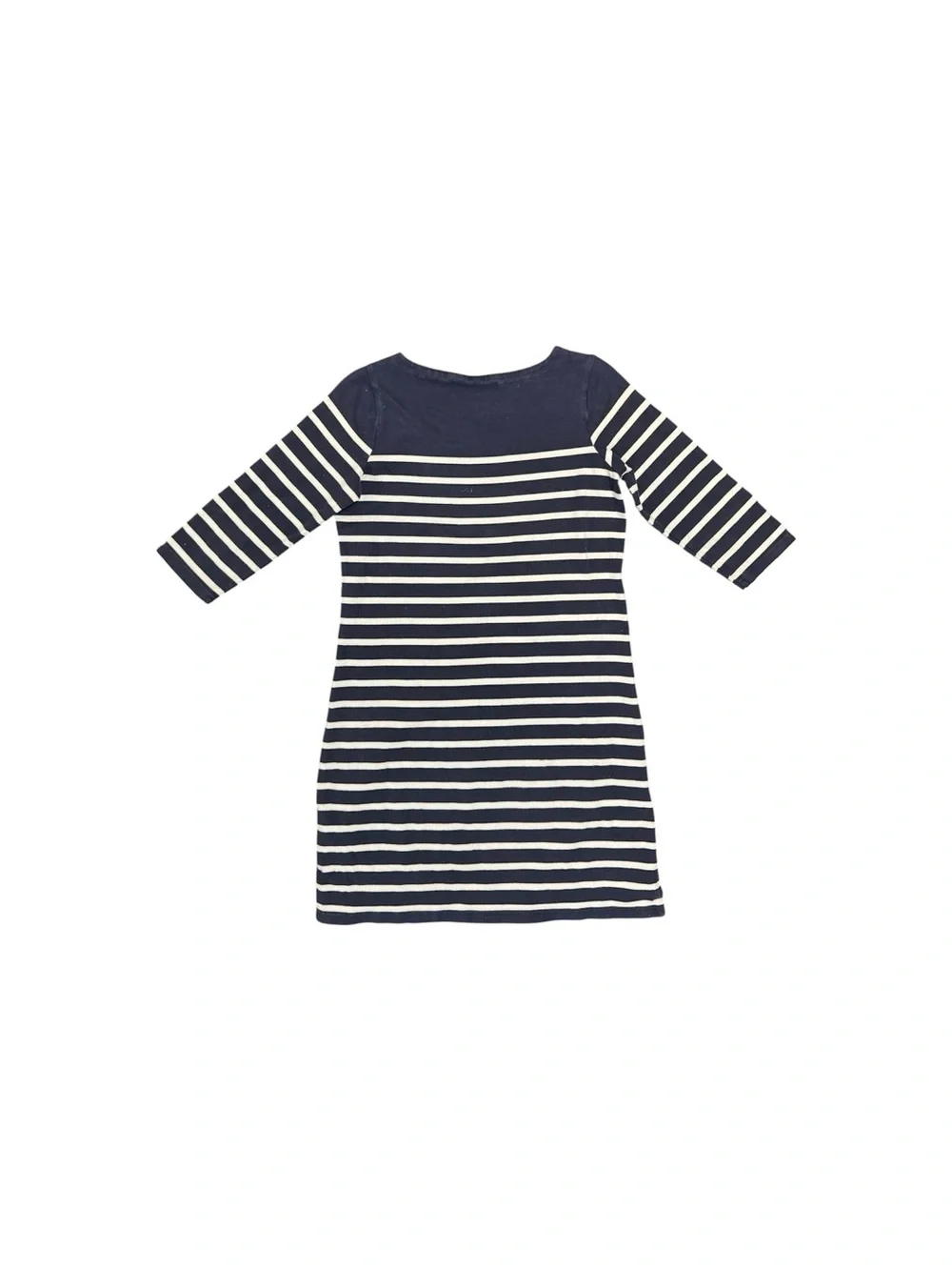 L.L. Bean | Navy and White Striped Midi Shirtdress Women’s Size Small Regular - Picture 3 of 5